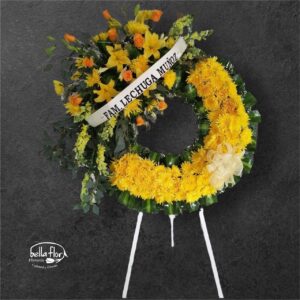 4-F corona fúnebre mediana