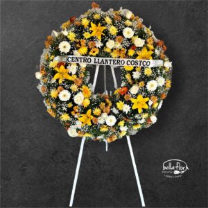 8-F corona funebre mediana